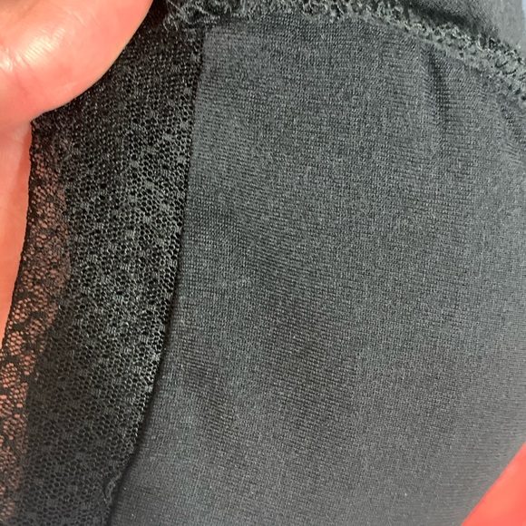 Bebe illusion sleeveless lace bandage ruched top - Picture 11 of 11